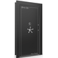 Vault Door Series | In-Swing | Left  Hinge | Black Gloss | Electronic Lock - closed