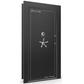 Vault Door Series | In-Swing | Left  Hinge | Black Gloss | Mechanical Lock - closed