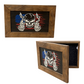 Flag Skull Gun Safe - Wall Mounted Decorative Secure Gun Cabinet