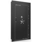 Vault Door Series | Out-Swing | Right  Hinge | Black Gloss | Mechanical Lock - closed