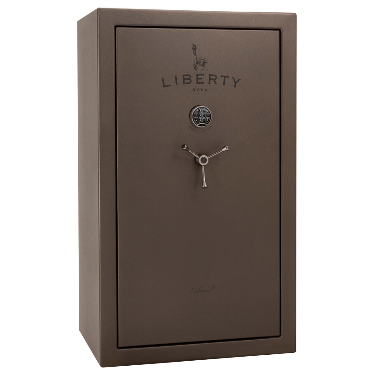 Colonial Series | Level 3 Security | 75 Minute Fire Protection | 50 | DIMENSIONS: 72.5&quot;(H) X 42&quot;(W) X 30.5&quot;(D) | Black Gloss | Electronic Lock