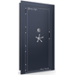 Vault Door Series | Out-Swing | Left  Hinge | Blue Gloss | Mechanical Lock - closed