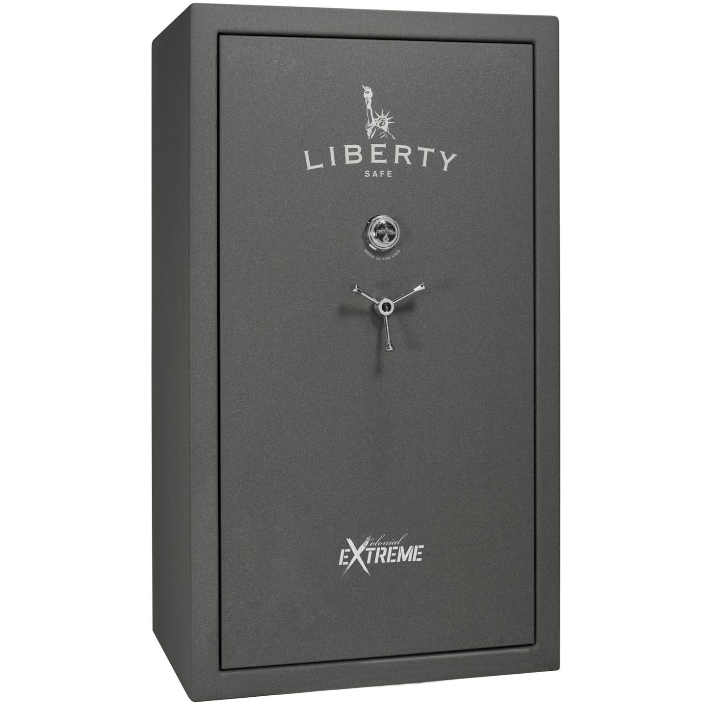 Colonial Series | Level 4 Security | 75 Minute Fire Protection | 50XT | DIMENSIONS: 72.5"(H) X 42"(W) X 27.5"(D*) | Granite Textured | Mechanical Lock