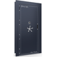 Vault Door Series | Out-Swing | Left  Hinge | Blue Gloss | Electronic Lock - closed