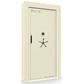 Vault Door Series | In-Swing | Right Hinge | White Marble | Electronic Lock - closed