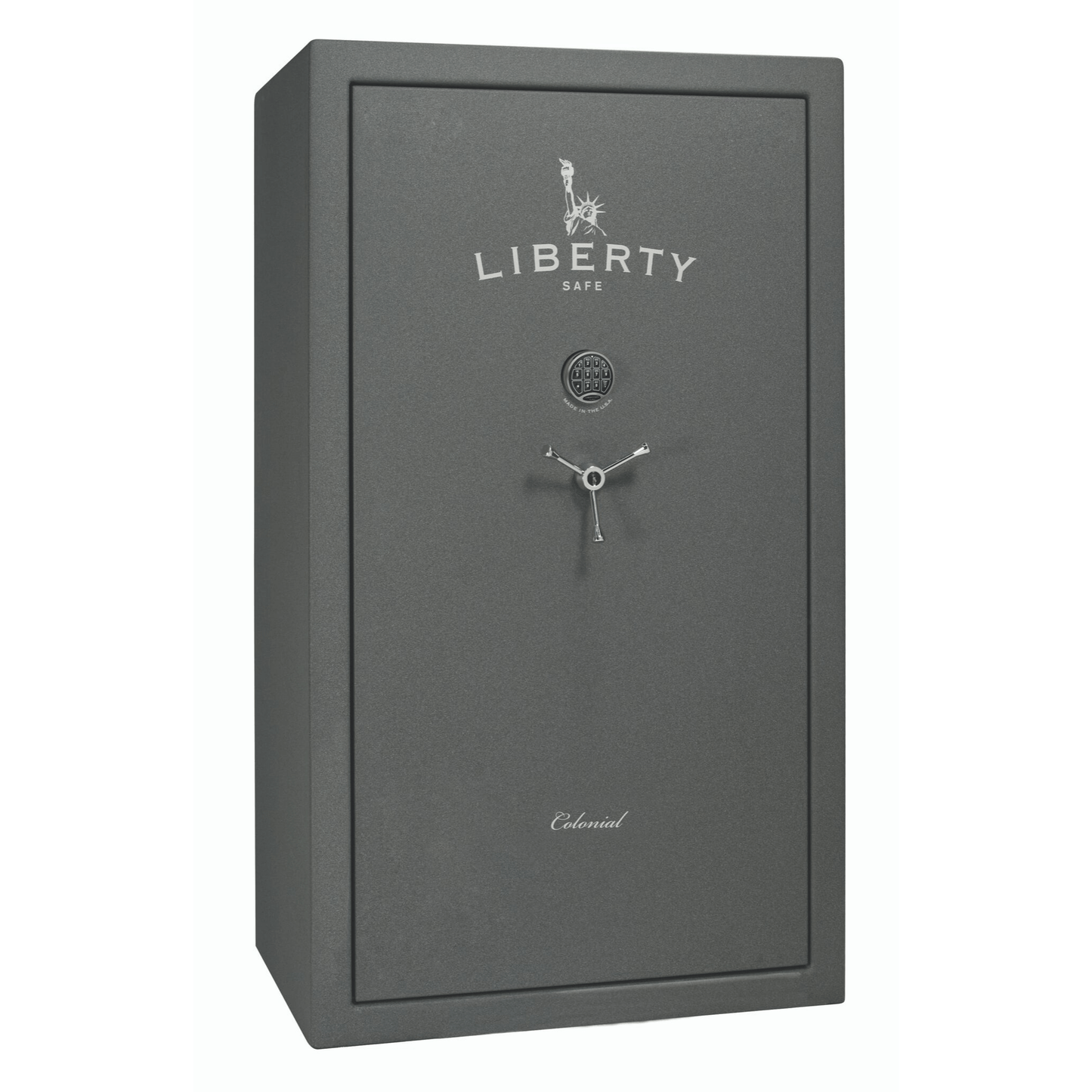 Colonial Series | Level 4 Security | 75 Minute Fire Protection | 50 | DIMENSIONS: 72.5"(H) X 42"(W) X 27.5"(D*) | Granite Textured | Electronic Lock