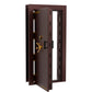 Vault Door Series | Out-Swing | Left  Hinge | Burgundy Marble | Electronic Lock - open