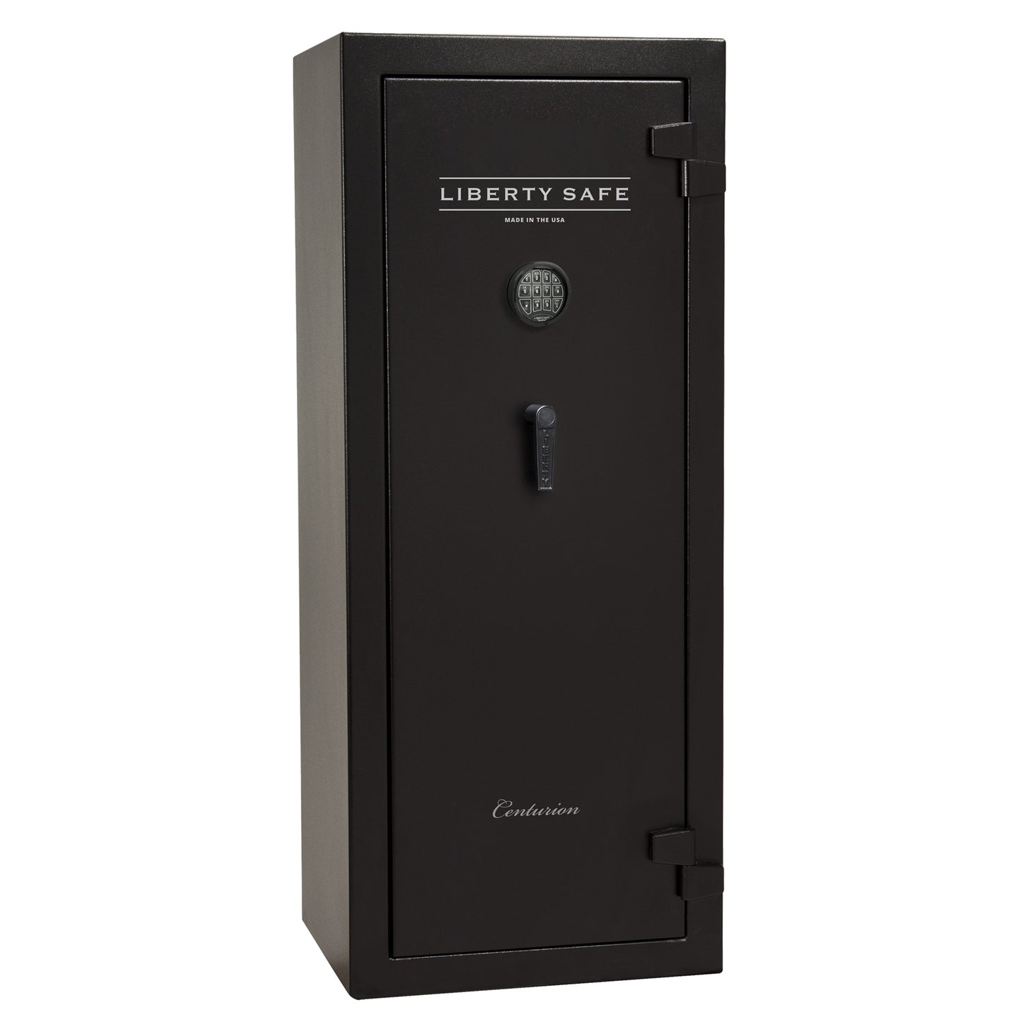 Centurion 18 | Level 1 Security | 30 Minute Fire Protection | Dimensions: 59.5" x 24.25" x 20" | Textured Black | Elock - No Door Panel Promotion - Closed Door