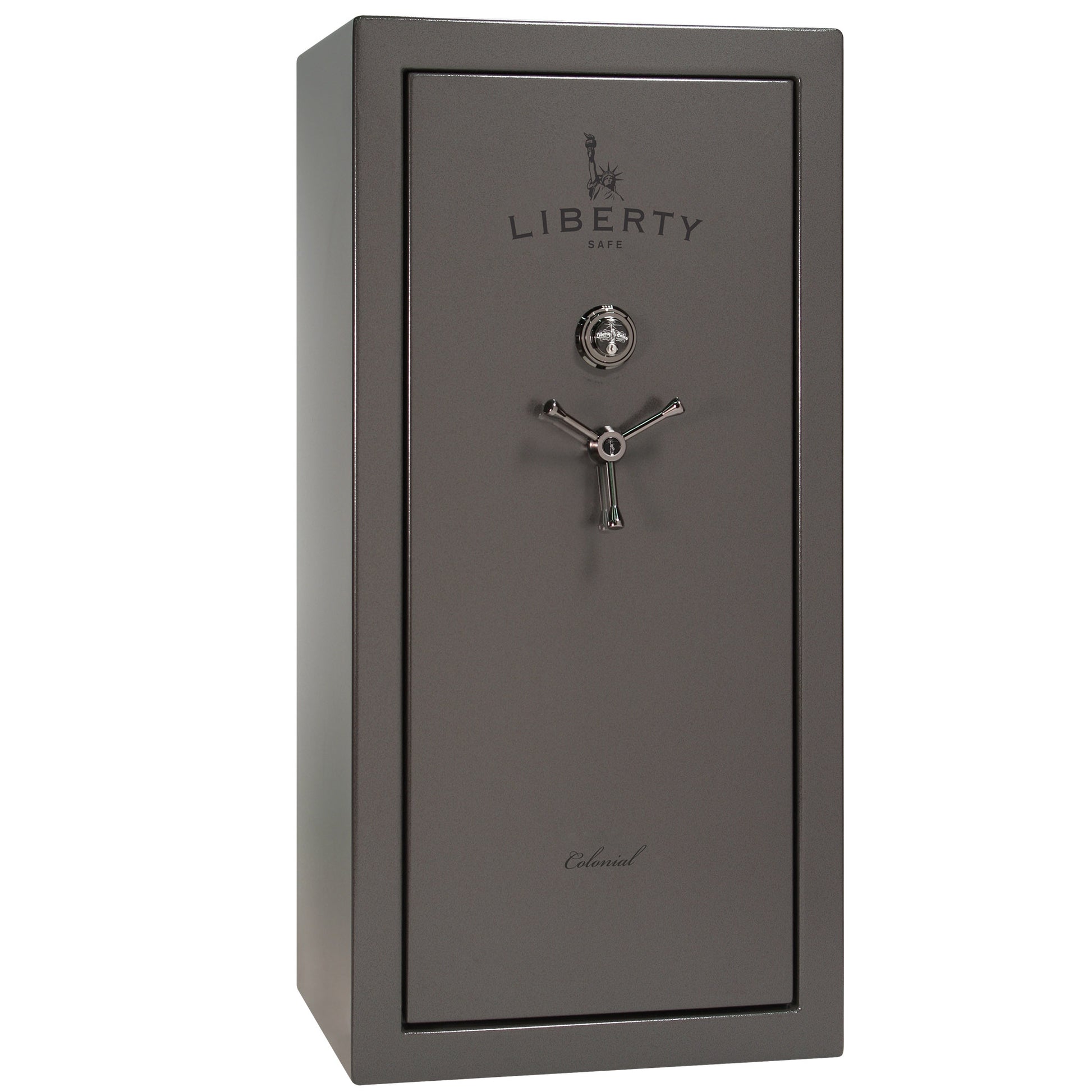 Colonial Series | Level 4 Security | 75 Minute Fire Protection | 23 PRO FLEX | DIMENSIONS: 60.5"(H) X 30"(W) X 22"(D*) | Gray Gloss | Mechanical Lock - Closed