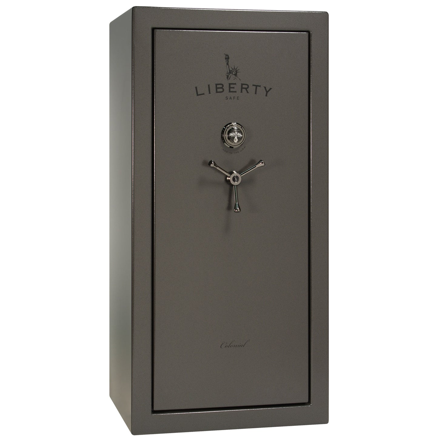 Colonial Series | Level 4 Security | 75 Minute Fire Protection | 23 PRO FLEX | DIMENSIONS: 60.5"(H) X 30"(W) X 22"(D*) | Gray Marble | Mechanical Lock - Closed