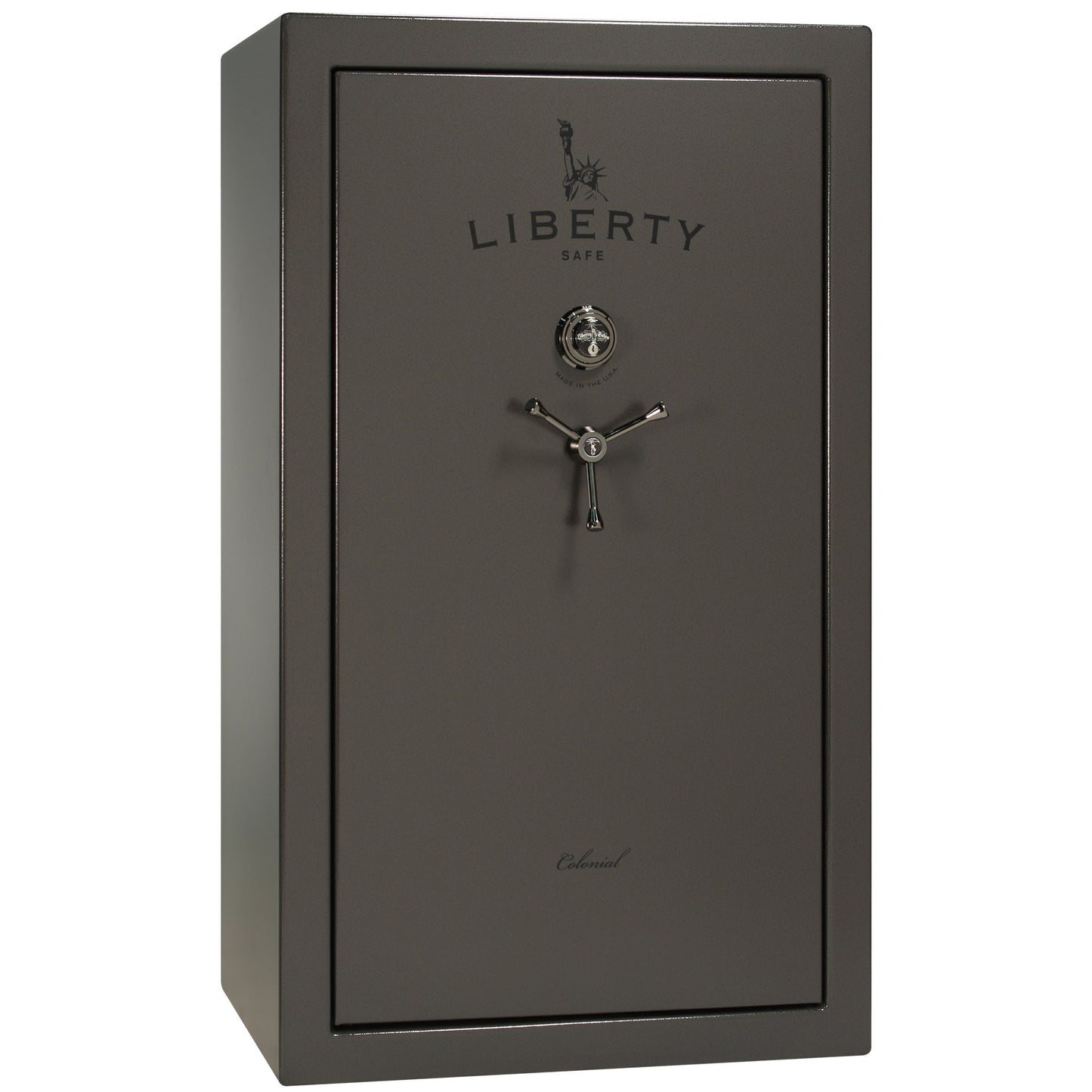 Colonial Series | Level 4 Security | 75 Minute Fire Protection | 30 PRO FLEX | DIMENSIONS: 60.5"(H) X 36"(W) X 22"(D*) | Gray Marble | Mechanical Lock - Closed