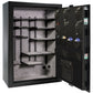 Colonial 35 | Pro Flex Interior | Level 4 Security | 75 Minute Fire Protection | Dimensions: 60.5"(H) x 42"(W) x 22"(D) | Up to 45 Long Guns | Black Textured | Mechanical Lock – Open