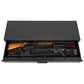 HDV-700X | Home Defense Biometric Compact Vault | 16"(D) X 52”(W) X 7”(H) - Open