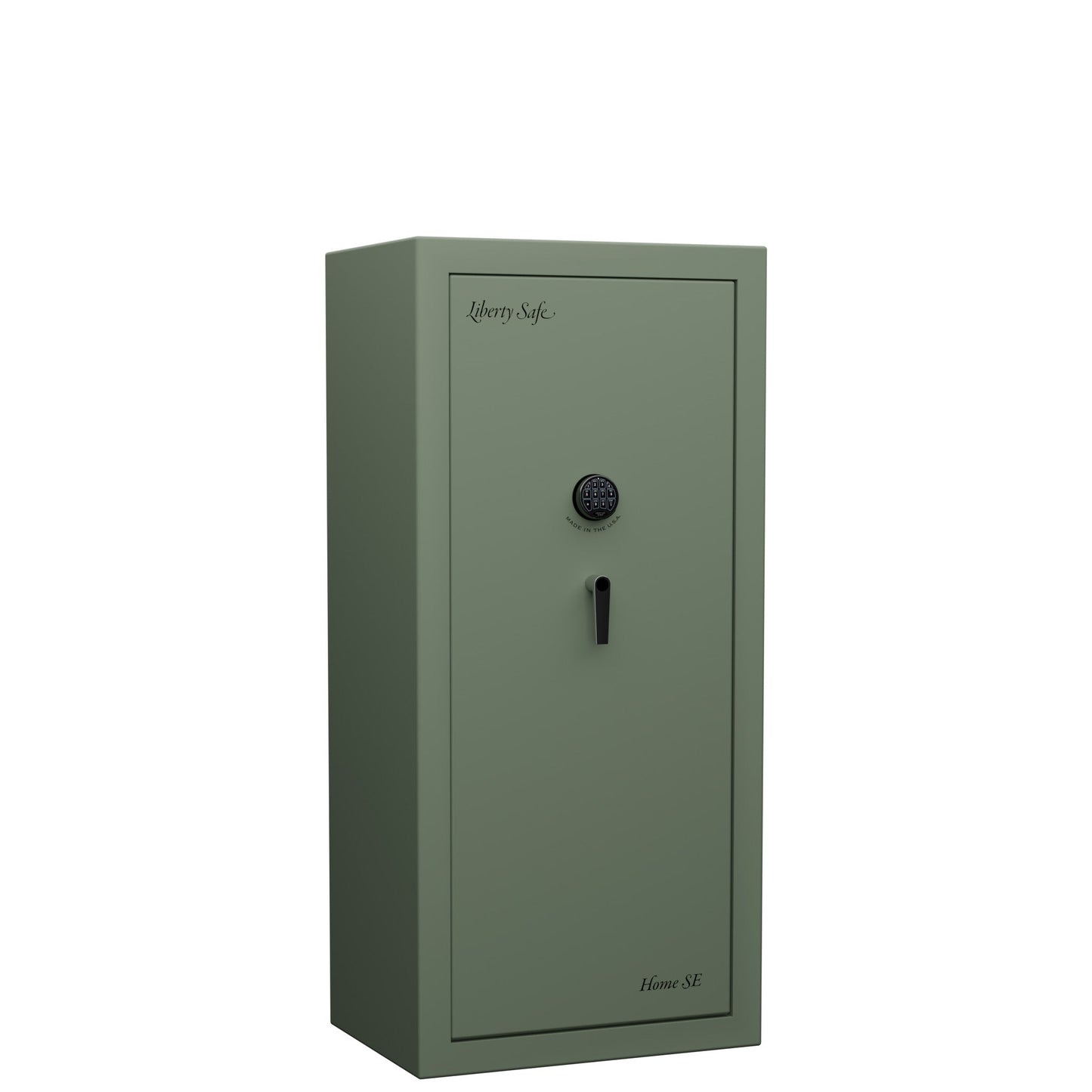 Home SE | Home Series 20 | Level 4 Security | 90 Minute Fire Protection | Dimensions: 60.5"(H) x 28"(W) x  20"(D) | Frontier Sage Textured Limited Edition Safe Colors - Closed Door