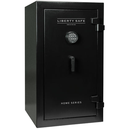 Home Series | 12 | Level 1 Security | 60 Minute Fire Protection | Dimensions: 42.25"(H) x 24.25"(W) x 20"(D) | Textured Black - Closed Door