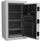 Home Series | 12 | Level 1 Security | 60 Minute Fire Protection | Dimensions 42.125"(H) x 24.125"(W) x 20"(D*) | Textured White Limited Edition Safe Colors - Open Door