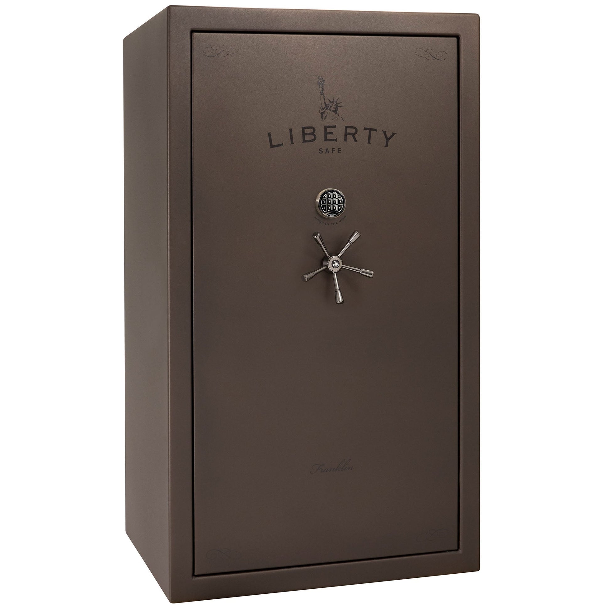 Franklin Series | Level 5 Security | 110 Minute Fire Protection | 50 | DIMENSIONS: 72.5"(H) X 42"(W) X 27.5"(D*) | Bronze Textured | ProFlex Modular Shelving - Closed Door