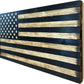 Large American Flag Hidden Gun Storage Cabinet (Black)