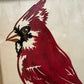 Decorative Hidden Gun Cabinet Red Cardinal Bird Wall Art - Secure Concealed Gun Safe by Bellewood Designs