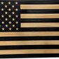 American Flag Decorative & Secure Wall-Mounted Gun Cabinet (Carbon Gray)