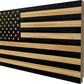 American Flag Decorative & Secure Wall-Mounted Gun Cabinet (Carbon Gray)