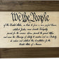 Hidden Gun Storage Cabinet We The People Constitution Preamble