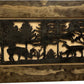 Decorative Deer Scene Wall-Mounted Secure Gun Cabinet - Gun Safe To Securely Store Your Gun & Home Self Defense Gear