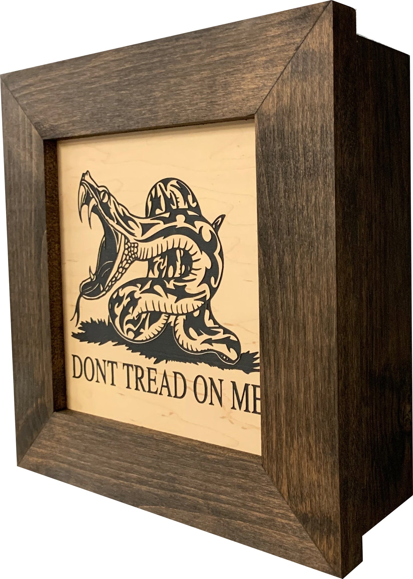 Second Amendment Hidden Gun Safe, 2nd Amendment DONT TREAD ON ME Concealment Shelf