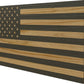 American Flag Decorative & Secure Wall-Mounted Gun Cabinet (Gray)