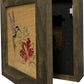 Decorative Wooden Gun Safe with Hummingbird and Hibiscus