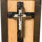 Three Layered Cross Decorative Wall-Mounted Secure Gun Cabinet