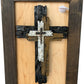 Three Layered Cross Decorative Wall-Mounted Secure Gun Cabinet