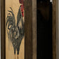 Hidden Gun Cabinet Farmhouse Rooster Art Wall Decoration - Secure Gun Safe by Bellewood Designs