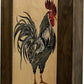 Hidden Gun Cabinet Farmhouse Rooster Art Wall Decoration - Secure Gun Safe by Bellewood Designs