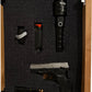 Hidden Gun Safe With Grim Reaper Design, Secure Concealed Gun Shelf by Bellewood Designs