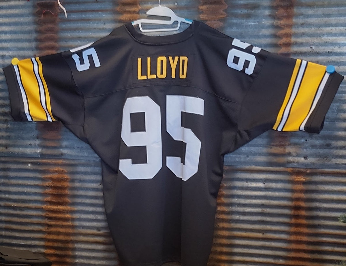 SOLD Greg Lloyd 75th Anniversary Throwback Jersey. One of a Kind, Great for framing. Super Heavy Duty materials.